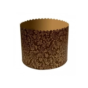 Форма бумажная д/куличей  ФЛОРА 110x85мм