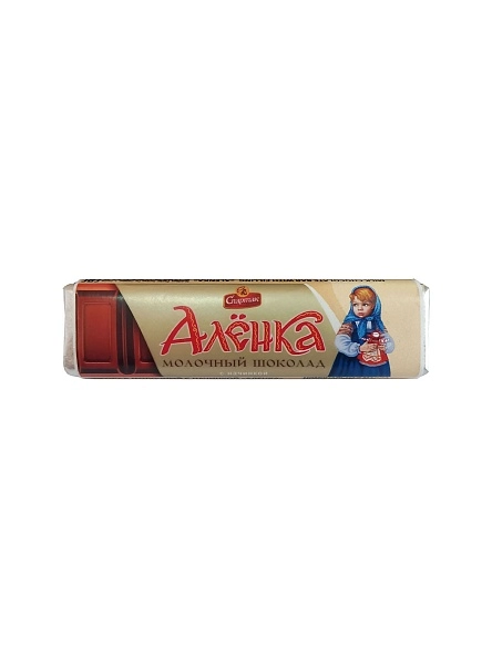 ШОКОЛАД МОЛОЧНЫЙ С НАЧИНКОЙ "АЛЕНКА" 45г