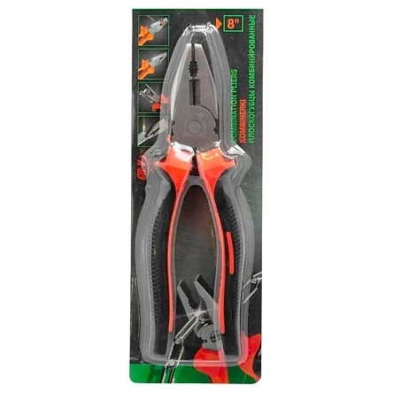 Плоскогубцы комбинированные 8" (200мм) в блистере