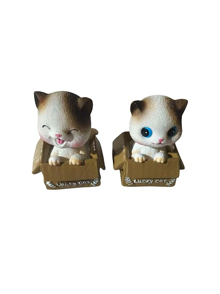 Фигурка-болванчик декоративная "Funny cat" (ML-1683)
