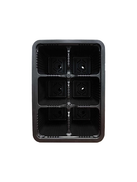 Мини кассета 6 ячеек 178*130*65мм, 0,17л (набор 10шт.)