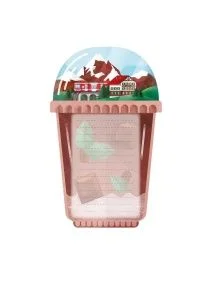 Блок для записей на магнитном креплении, фигурная вырубка блока в ас-те