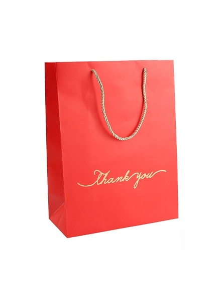 Пакет подарочный "Thank you", 25*12*33 см (PI0681-2)