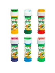 Мыльные пузыри 60 мл с игрушкой на крышке, BRAUBERG KIDS, 665453