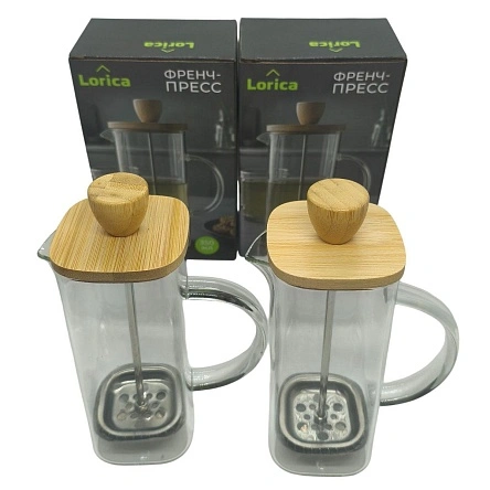 Френч-пресс "Wood", LORICA, 350 мл (ML-3707)