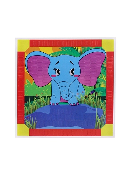 Плетеная аппликация 20х20 см. В МИРЕ ЖИВОТНЫХ (Арт. ТХ-9950)