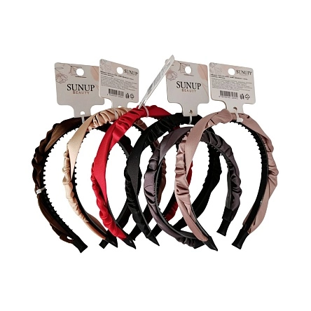 Ободок "Lady-3", 2,5 см, микс  цветов (ML-2388)