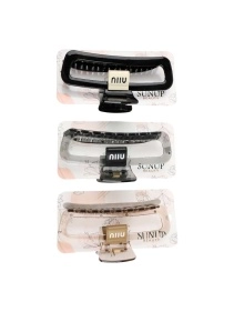 Заколка-краб для волос "Elegance 2", 12 см, микс цветов (KRE24102371)