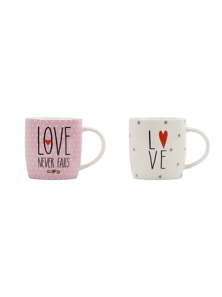 Кружка "Love never fails", 380 мл (ML-499)