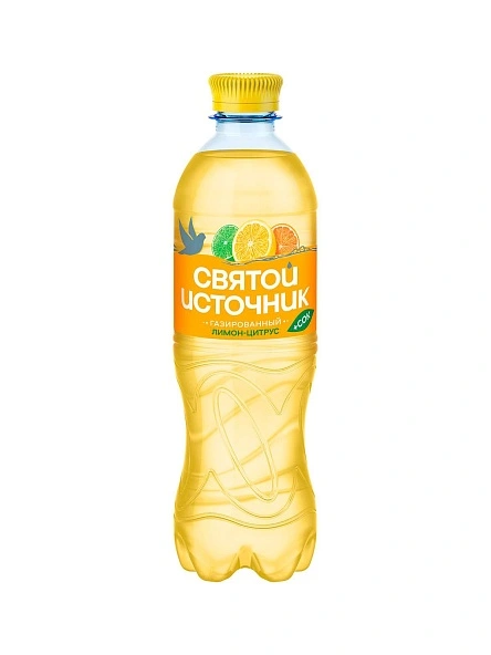 Напиток безалког. "Святой Источник" Вода + Сок" со вк. цитрусов, газир., 0.50 л