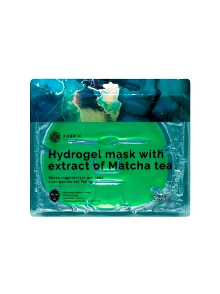 Маска FK д/лица гидрогелевая с экстрактом чая матча
