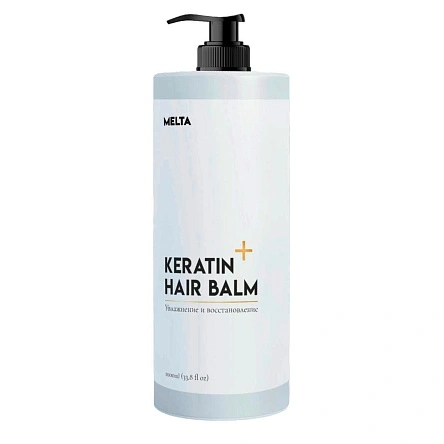 Бальзам для волос "MELTA" Keratin+, 1000 мл