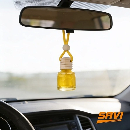 Ароматизатор в авто, бутылочка, 8 мл, Yellow: Lemon