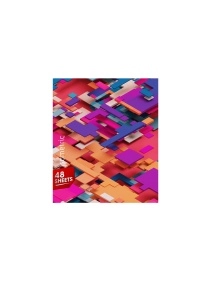 Тетрадь для записей "Абстракция" клетка, 48л.