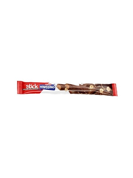 Ваф.батончик .с шоколадно-ореховым вкусом "NUKKA" "Benissimo Stick" 35г