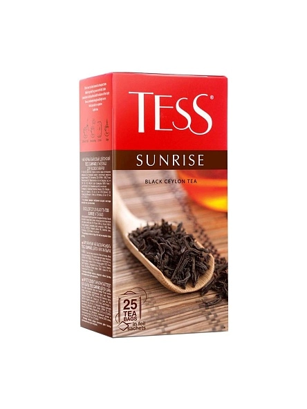 Чай Тесс Санрайз черный 1,8г*25пак.