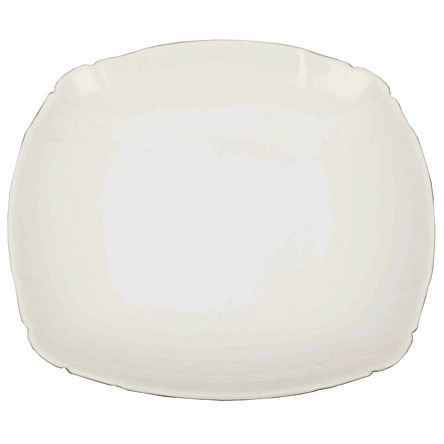 Тарелка десертная "Квадрат", 21,6*2см (8,5"), стеклокерамика