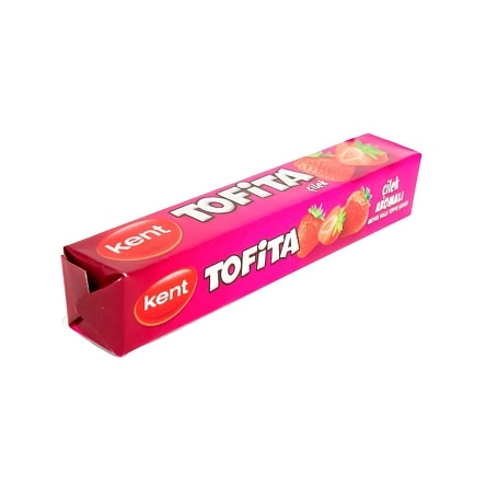 Жеват. конфета с фрукт. соком со вк. клубники «TOFITA», 47г