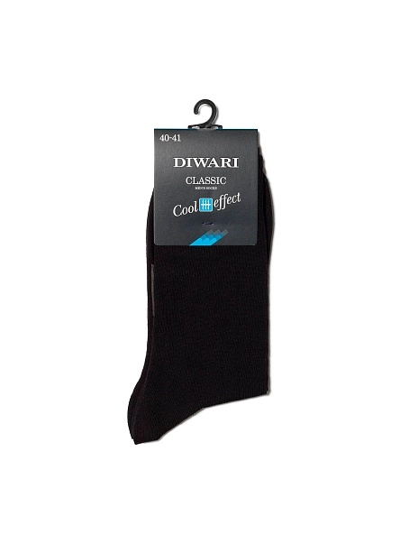 Носки мужские DIWARI CLASSIC COOL EFFECT р.25, 010 черный