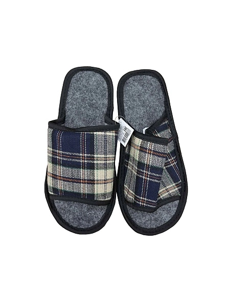 ОБУВЬ ДОМАШНЯЯ ТЕКСТИЛЬНАЯ МУЖСКАЯ (рр 40-45)