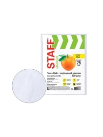 Папки-файлы "STAFF" Эконом, А4, перфорированные, матовые, 100шт, 25мкм