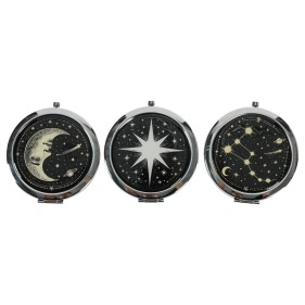 Зеркало карманное "Stars, moon, sky" Sunup beauty, двустороннее, d=7 см (XK-01)