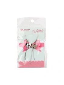 Серьги "Candy Pink", 7,5 см