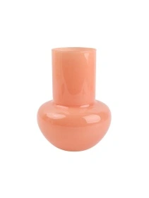 Ваза стеклянная "Candy pink", 18*8 см  (PX0641)