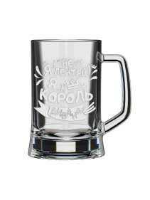 Кружка для пива 500мл. 1шт. арт.1008/1-Г "Надписи"