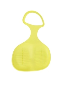 Санки ледянка с ручкой, 57*38*4 см, микс цвета