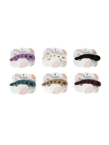 Заколка-банан для волос "Chain", 12,3*2,4 см