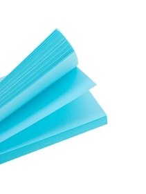 Бумага для заметок "PROF-PRESS" с клеевым краем ГОЛУБАЯ пастель, 101Х76 мм, 100л