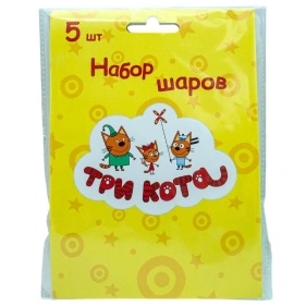 Набор шаров "Три кота" 5шт.