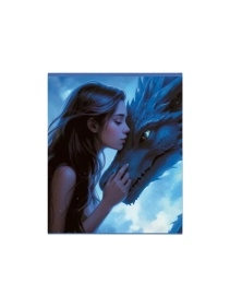 Тетрадь общая (скоба), ф.170х205мм, клетка, 48л., 4+0, Глиттерный лак, серия Мир небес/Giri in flower