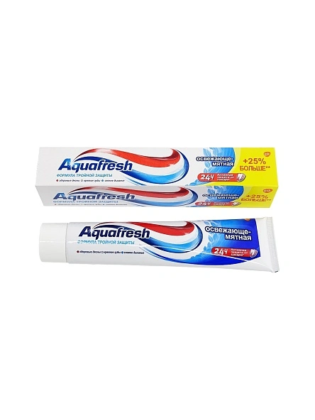 Зубная паста Aquafresh 125 мл Освежающе-Мятная (Fresh and Minty)