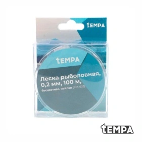 Леска рыболовная, 0,2 мм, 100 м, бесцветная, нейлон