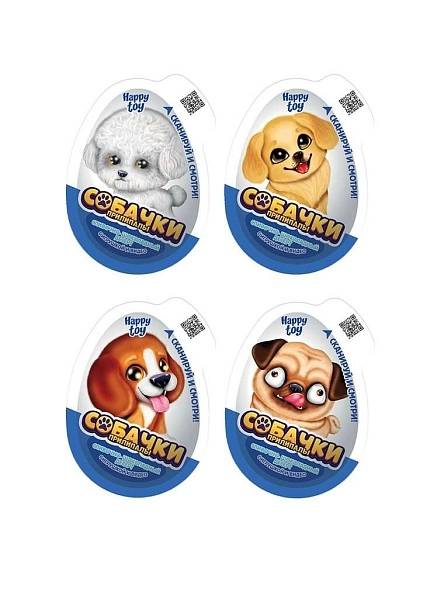 Десерт со сливочно-шоколадным вкусом с игрушкой в пластиковом яйце  "ПОНИ ПРИЛИПАЛЫ" 20г