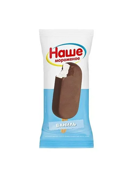 Мороженое сливочное в глазури эскимо НАШЕ МОРОЖЕНОЕ, 70г