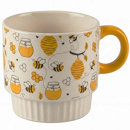 Кружка "Honey bees", 430 мл (ML-2555)
