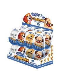 Десерт со сливочно-шоколадным вкусом с игрушкой в пластиковом яйце  "ПОНИ ПРИЛИПАЛЫ" 20г