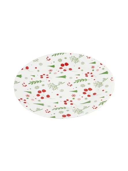 !Тарелка "Новогодний узор", 24 см