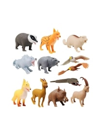 Фигурки-тянучки животные ГОРНЫЕ ВЛАСТЕЛИНЫ  56-CN22, в ассорт., 12шт/шоубокс