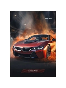 БЛОКНОТ А6 24л. в асс-те, на гребне, цвет.мелов.обл, блок-офсет ПХ, Б24-7339