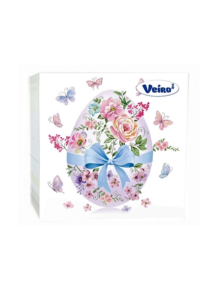 Салфетки Veiro бум стол серв многосл (3 слоя) 33*33, 20л. МИКС1_33ПСХ