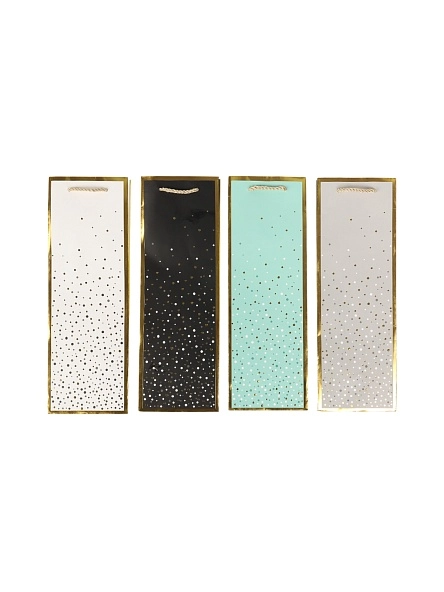 Пакет подарочный для вина "Праздник внутри", 35*12*9 см