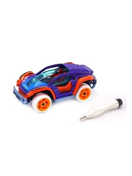 Машинка-конструктор металлическая "Funky Toys" DIY, 13см, в асс-те