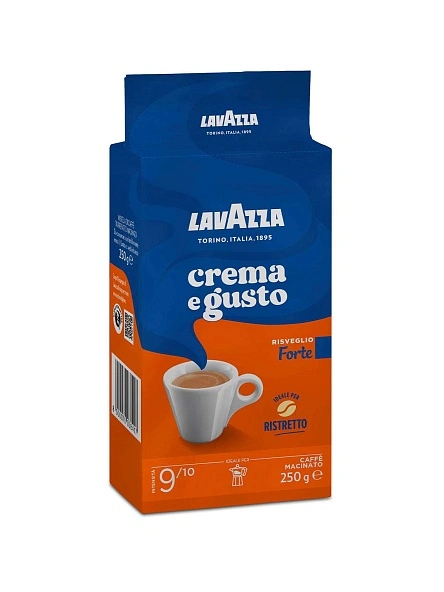 Кофе "Lavazza" Crema e Gusto Forte мол. пач. 250г