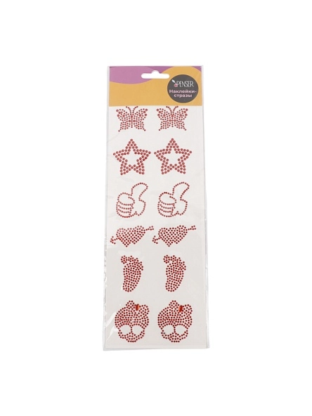Наклейки-стразы декоративные, 27*10 cм (PK453)