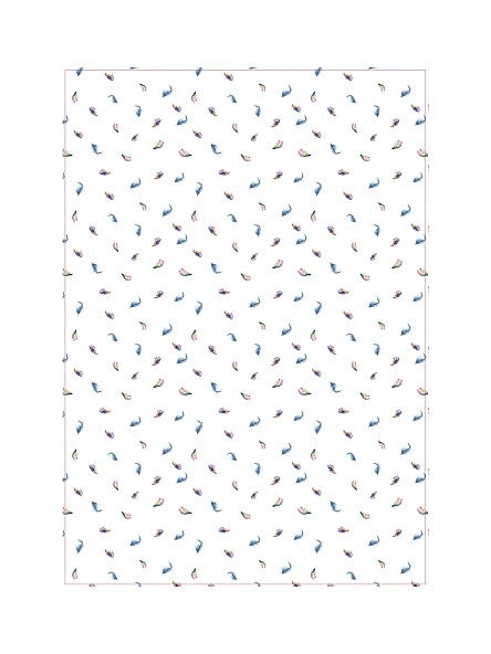 Упаковочная бумага, 70*100, в ассортименте