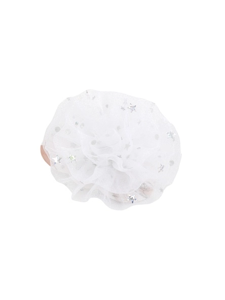 Бант-помпон на резинке "Жасмин", 11 см